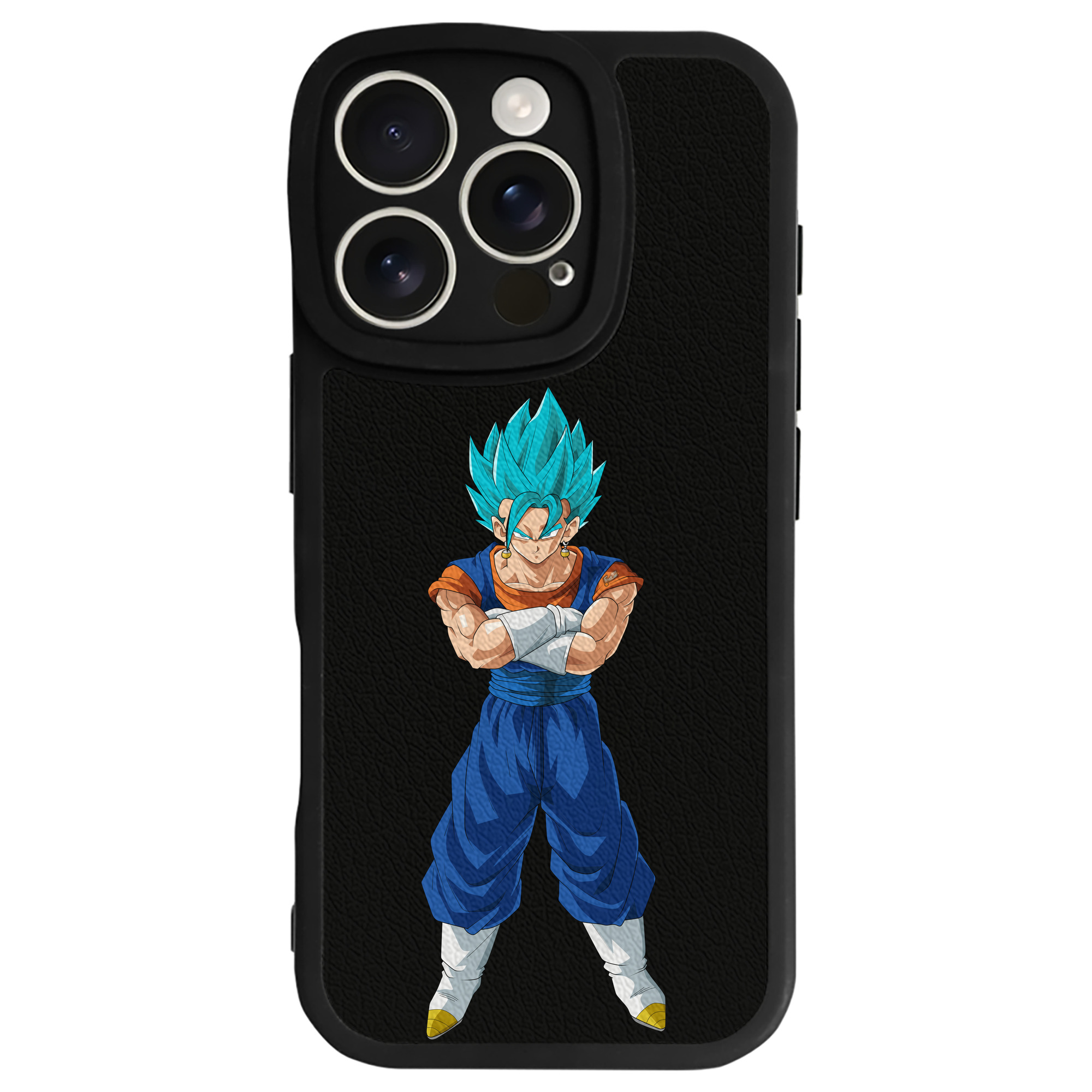 （画像用） ドラゴンボール ベジット DRAGON BALL Vegetto 【iPhone 16シリーズ対応】シリコンスマホケース（レザー調） 材質：シリコン
